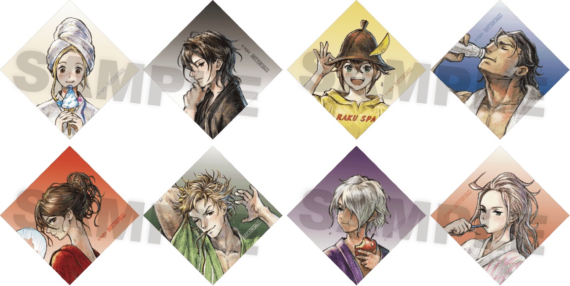 Washi-sticker Olberic RAKU SPA